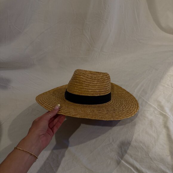 Lack of Color Wide Straw Fedora main image 5